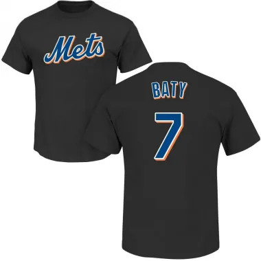 Black Men's Brett Baty New York Mets Roster T-Shirt -