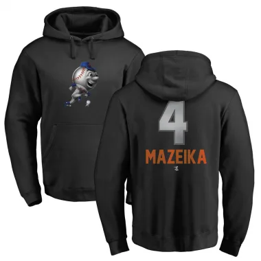 Black Men's Patrick Mazeika New York Mets Branded Midnight Mascot Pullover Hoodie -