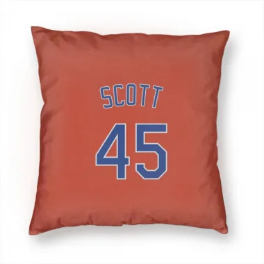 Black New York Mets Christian Scott   Pillow Cover (18 X 18)