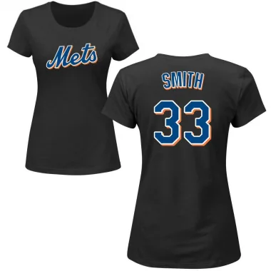 Black Women's Drew Smith New York Mets Roster T-Shirt -