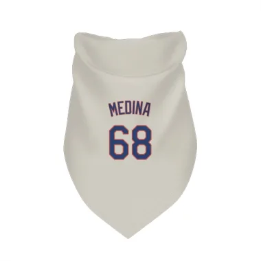 Cream New York Mets Adonis Medina   Dog & Cat Pet Bandana