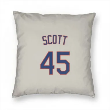 Cream New York Mets Christian Scott   Pillow Cover (18 X 18)