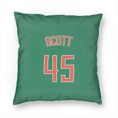 Green New York Mets Christian Scott   Pillow Cover (18 X 18)