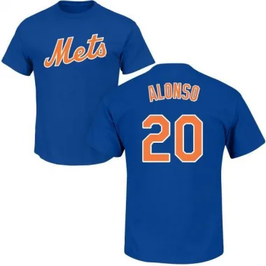 Royal Men's Pete Alonso New York Mets Roster T-Shirt -