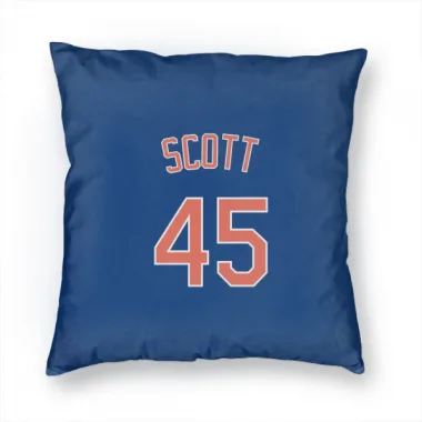 Royal New York Mets Christian Scott   Pillow Cover (18 X 18)
