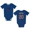 Royal New York Mets Luis De Los Santos   Newborn & Infant Bodysuit