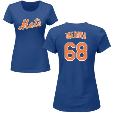 Royal Women's Adonis Medina New York Mets Roster T-Shirt -