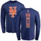Royal Youth Adonis Medina New York Mets Backer Long Sleeve T-Shirt -